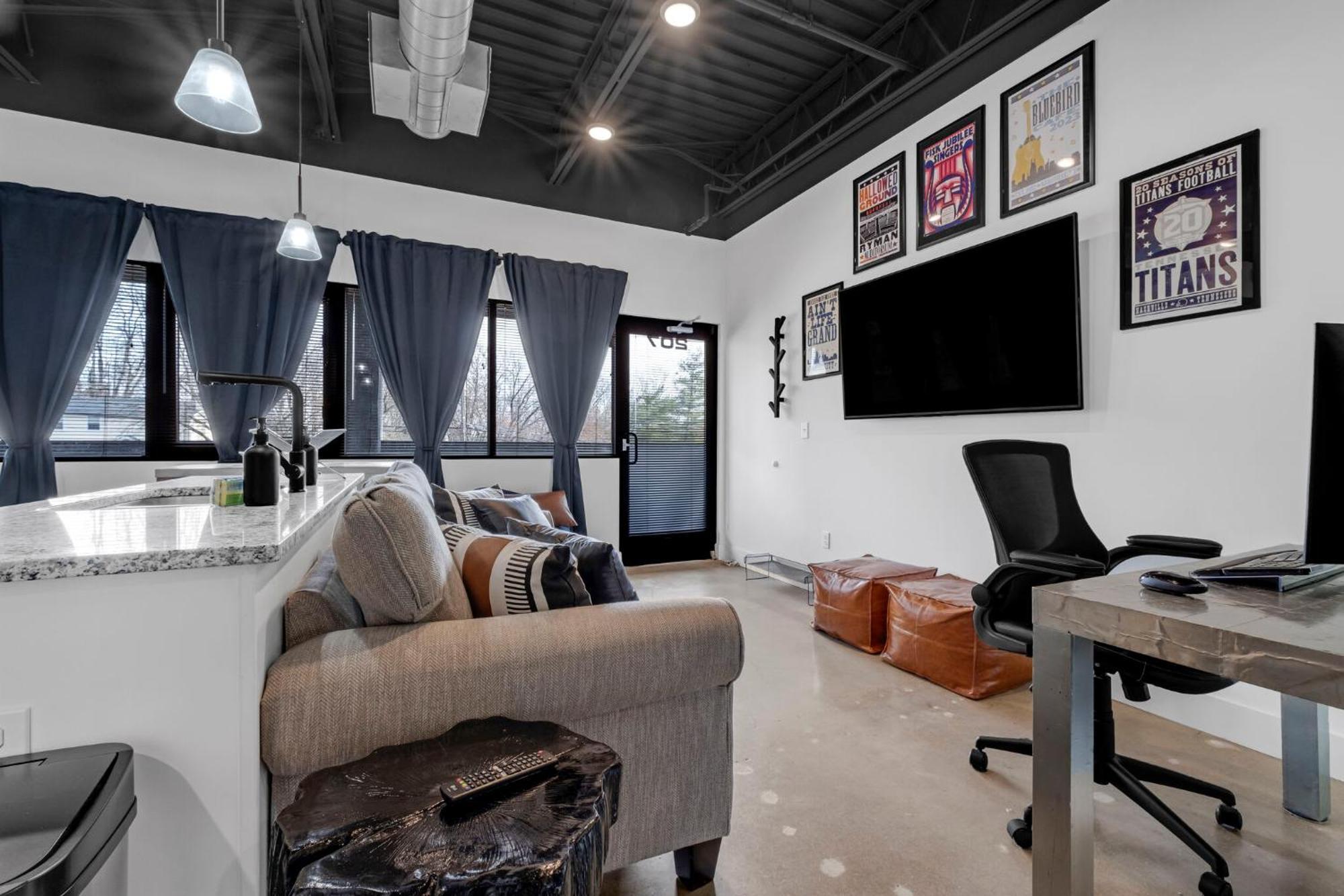 New Studio Sleeps 4 - 7 Mins To Dwtn Nashville Exterior foto