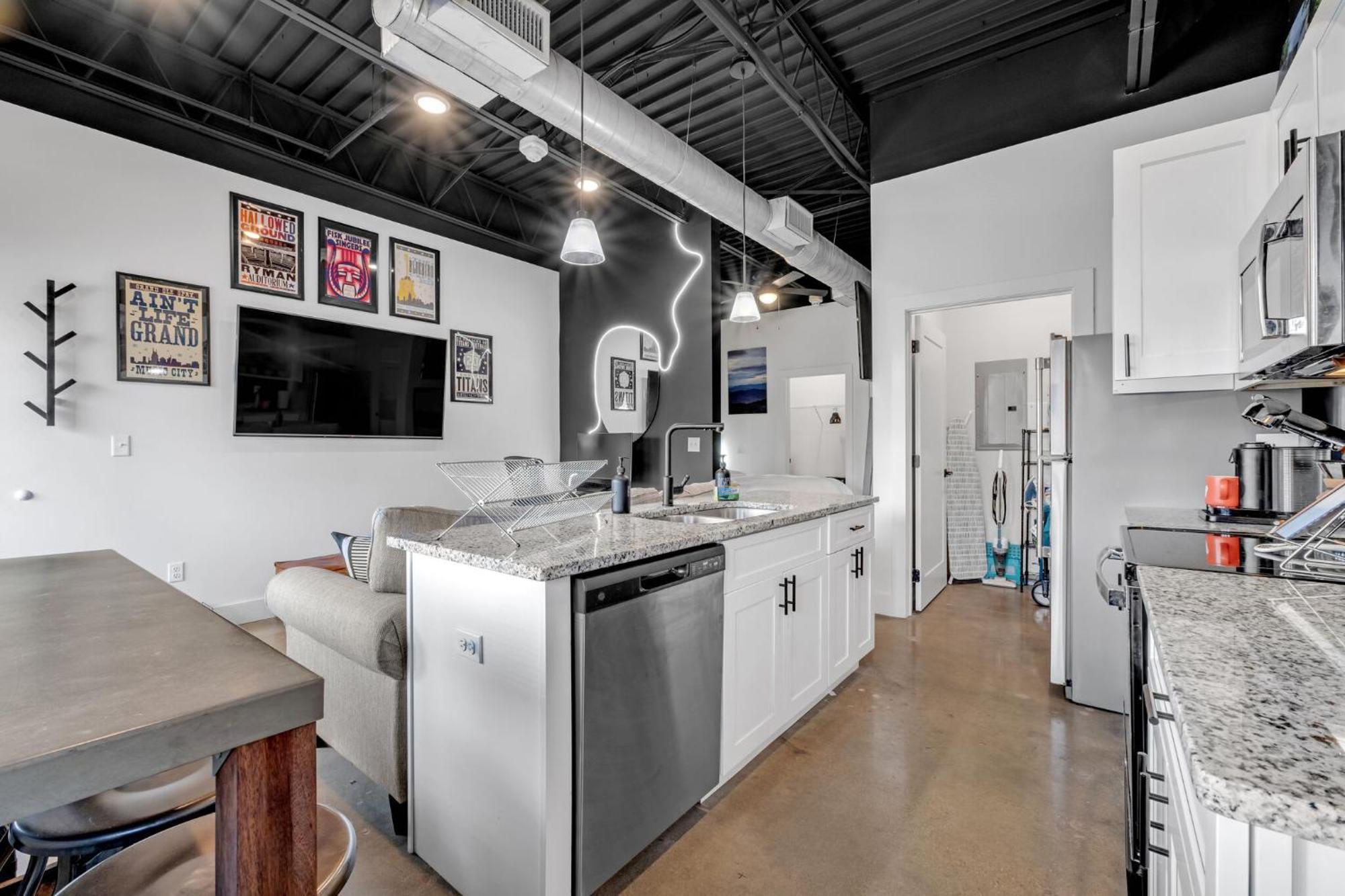 New Studio Sleeps 4 - 7 Mins To Dwtn Nashville Exterior foto